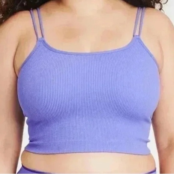 Colsie Purple Crop Top Size 1X | Soft & Trendy NWT - Picture 1 of 9